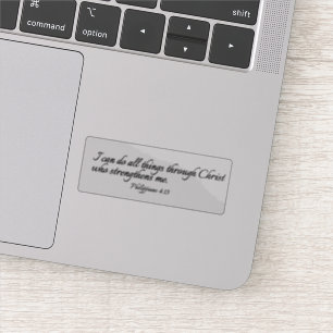 Sticker Je Peux Faire Toutes Les Choses Par Le Christ - Cl