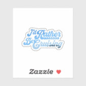 Sticker Je préfère croiser (Feuille)