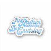 Sticker Je préfère croiser (Devant)