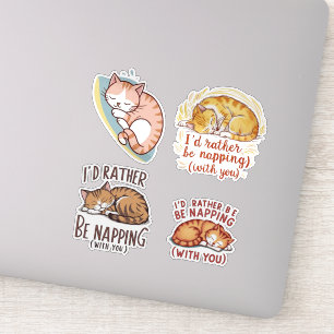 Sticker Je préfère faire la sieste avec votre collection