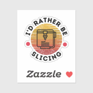 Sticker Je préfère trancher