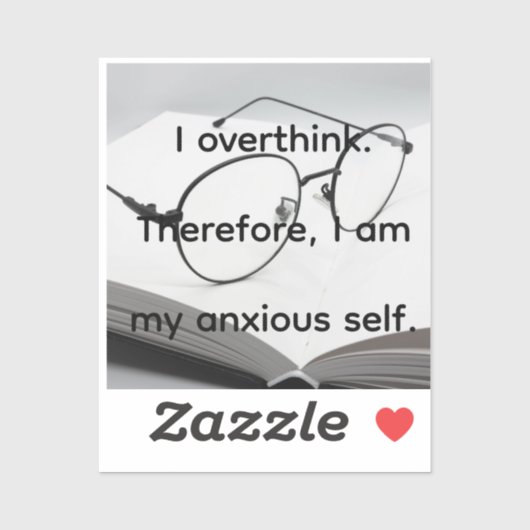 Sticker Je rumine (Feuille)