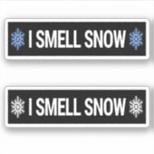 Sticker Je Sens La Neige (Devant)