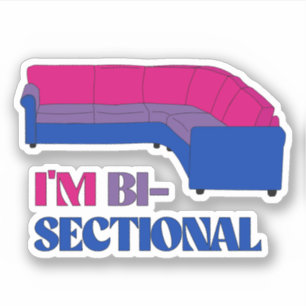 Sticker Je suis bisectionnel