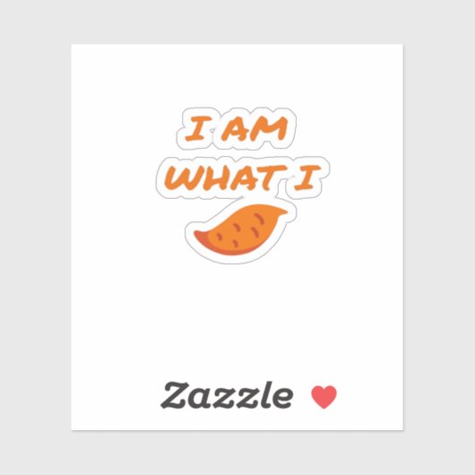 Sticker Je suis ce que je Yam Classic (Feuille)