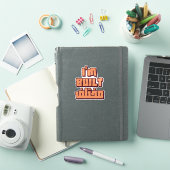 Sticker Je suis construit différemment en arabe drôle (Couverture iPad)