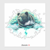 Sticker Je suis la tempête (Feuille)