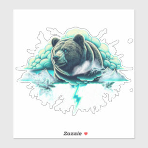 Sticker Je suis la tempête