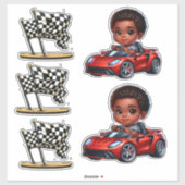 Sticker Je suis prêt à courir (Feuille)