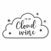 Sticker Je suis sur Cloud 9 Contour (Devant)