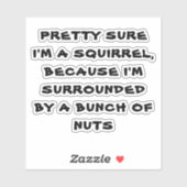 STICKER JE SUIS SÛR D'ÊTRE UN ESCALIER (Feuille)