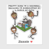 STICKER JE SUIS SÛR D'ÊTRE UN ESCALIER (Feuille)