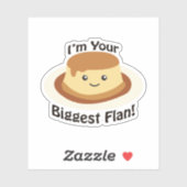 Sticker Je suis ta plus grande flane (Feuille)