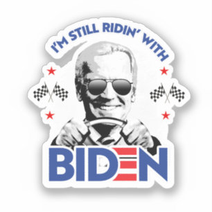 Sticker Je suis toujours avec Biden