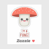 Sticker Je suis un champignon (Feuille)