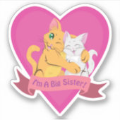 Sticker Je suis une grande soeur ! (Devant)