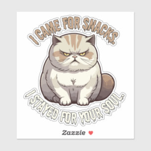 Sticker Je suis venu pour des collations, rester pour votr