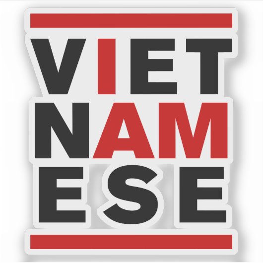 STICKER JE SUIS VIETNAMAIS (Devant)
