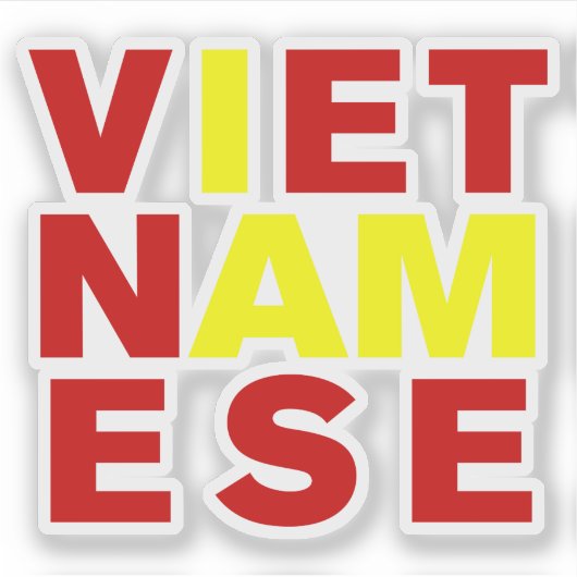STICKER JE SUIS VIETNAMAIS (Devant)