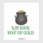 Sticker Je suis votre Pot d'Or (Feuille)