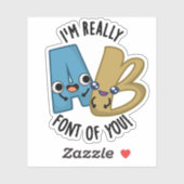 Sticker Je suis vraiment la police de vous amusant jeu de  (Feuille)