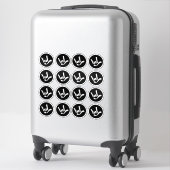 Sticker "Je t'aime" ILY en LSF (Sur valise)