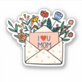 Sticker Je t'aime maman (Devant)