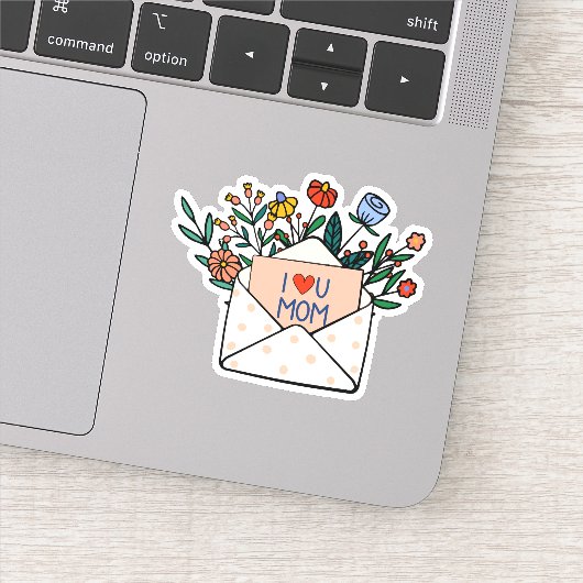 Sticker Je t'aime maman (Détail)