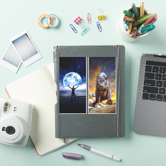 Sticker Je vais concevoir une couverture de livre professi (Couverture iPad)