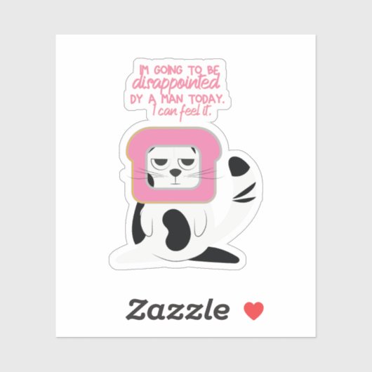 Sticker Je Vais Être Déçu, drôle (Feuille)