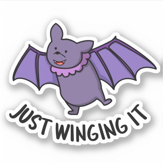 Sticker Je Vais Juste Le Jeu De Chat Drôle (Devant)