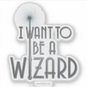 Sticker Je Veux Être Un Assistant (Devant)