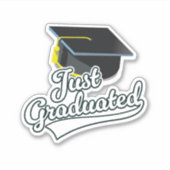 Sticker Je viens d'être diplômé ! (Devant)