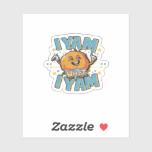 Sticker Je Yam Ce Que Je Yam Design Classique Pour Thanksg