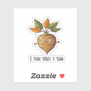 Sticker Je Yam Ce Que Je Yam Mignonne Et Cosy Classe De De