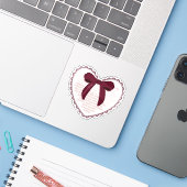 Sticker Jean 3:16 - Saint-Valentin chrétien (Ordinateur portable avec iPhone)