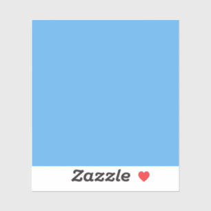 Sticker Jean bleu (couleur unie)