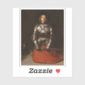 Sticker Jeanne d'Arc c. 1865 par John Everett Millais (Feuille)