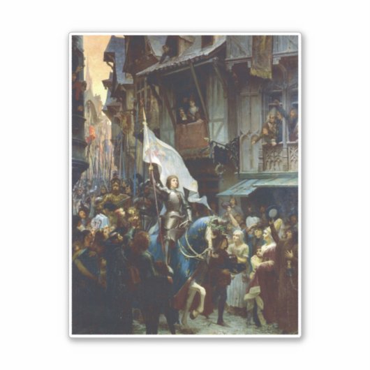 Sticker Jeanne d'Arc entre à Orléans (Devant)