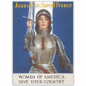 Sticker Jeanne d'Arc : La servante d'Orléans, héroïne du c (Devant)