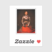Sticker Jeanne d'Arc par John Everett Millais (Feuille)