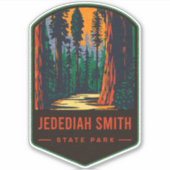 Sticker Jedediah Smith State Park (Devant)