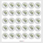 Sticker Jelée de vinyle de 2 pouces Mason ordinaire (Feuille)