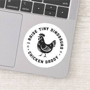 Sticker J'élève de minuscules dinosaures papa de poulet