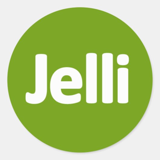 Sticker Jelli - Vert (Devant)