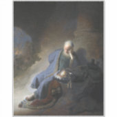 Sticker Jeremiah Lamenting sur la chute de Jérusalem, Remb (Devant)