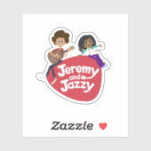 Sticker Jeremy et Jazzy (Feuille)