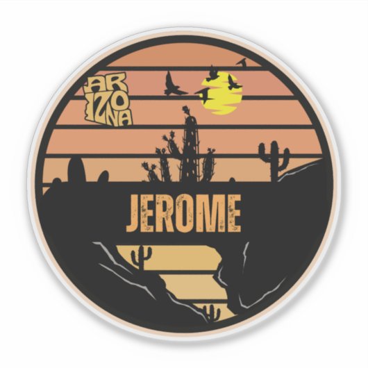Sticker Jérôme, Arizona (Devant)