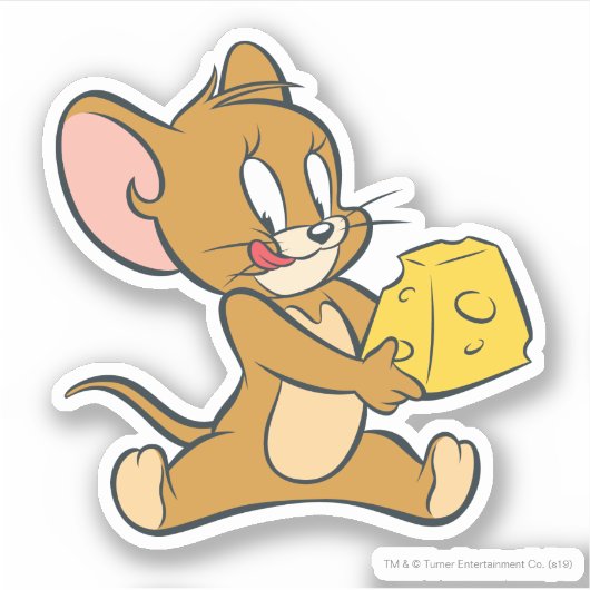 Sticker Jerry aime son fromage (Devant)