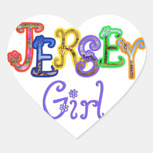 Sticker Jersey Girl